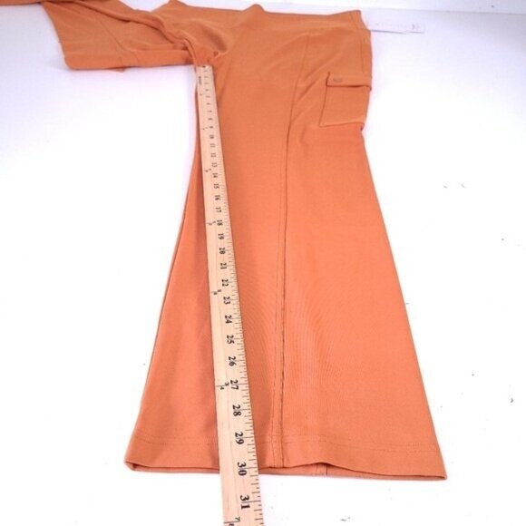 Athleta NWT Womens Delancey Orange Straight Cargo Pants Size 1X - Picture 6 of 11